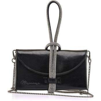 Bolso de mano multiposición con detalle de asa en glitter Mariamare