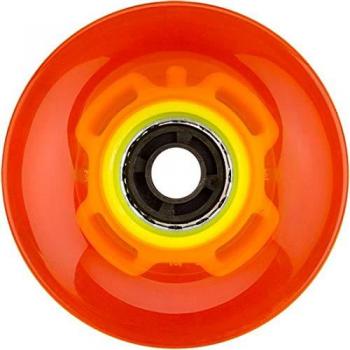 Orange‑Yellow 52OG LED Wheels for FlipGrip Boards – Kid’s Edition (Size 1)