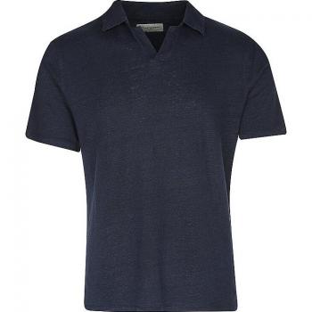 Officine Générale Herren Poloshirt SIMON Blau | XL