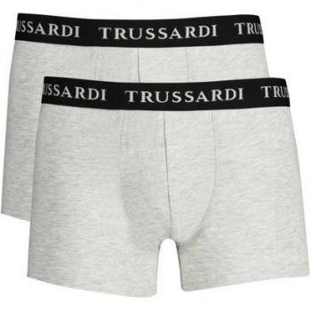 Grey Cotton Boxer Briefs for Men – 2XL (Trussardi)