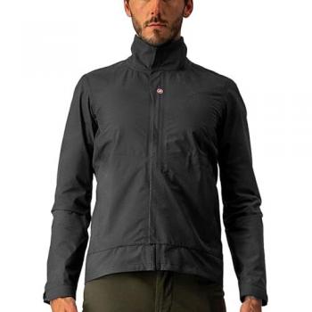Giacca impermeabile Castelli Commuter Reflex nera