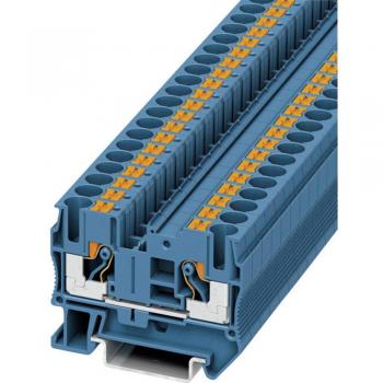 Bloc de connexion simple PT 6 BU Phoenix Contact