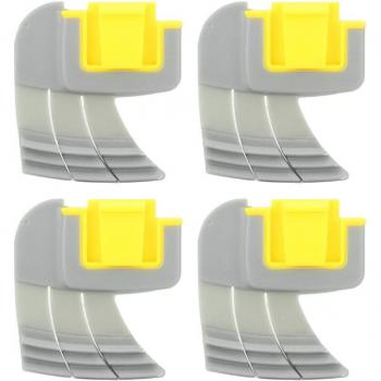 Brosse à Récurer Cyclonique Zodiac Mx8/Mx6 – Pack 4 pièces en plastique et caoutchouc