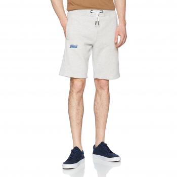 Superdry Herren Orange Label Cali Shorts, Grau, Small