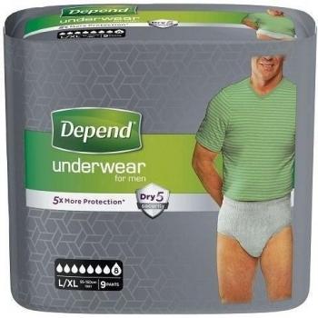 Comfort-Protect Underwear L/XL Depend 9 Pezzi