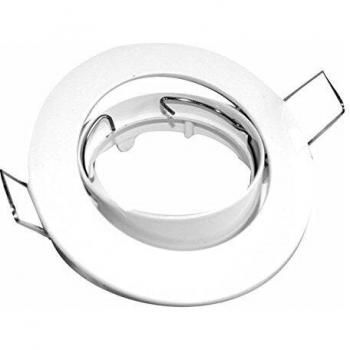 Aro basculante redondo GU10 color blanco