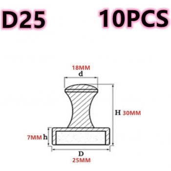 10PCS Refrigerator Magnetic Push Pins