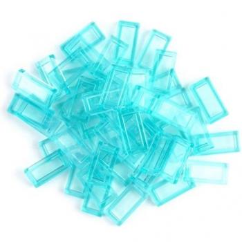 LEGO® 1x2 Fliesen Set, 1000 blaue Teile