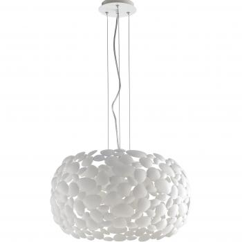 Dioniso 3-Light White Metal Ceiling Light