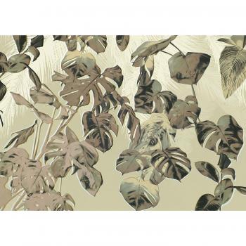 Fotomural Hojas de Palmera Beige 350 cm