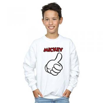 Kids' Disney White T-Shirt with Mickey Smile