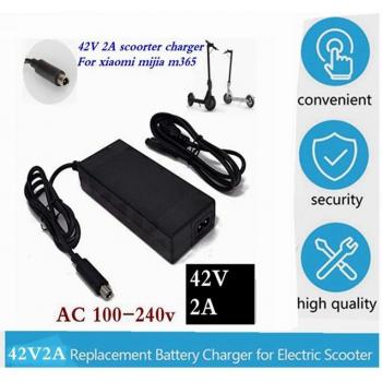 Electric Scooter Charger 42V 2A for Xiaomi M365 and Ninebot