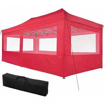 Tonnelle TecTake 6 x 3 m avec 4 Parois