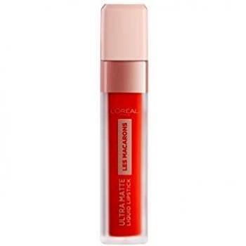 Labial mate L'Oreal Les Macarons 826 Mademoiselle Mango