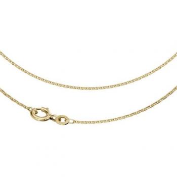 Edle Ankerkette 1,3 mm 333er Gold mit Diamantenschliff