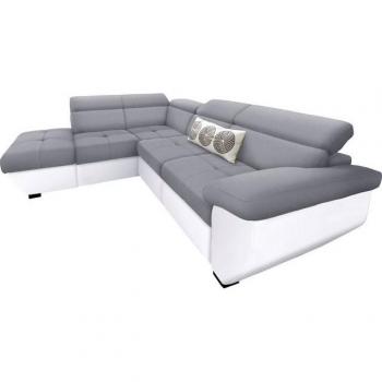 Speedway L‑Form Cotta Sofabett – Kopfteil & Stauraum