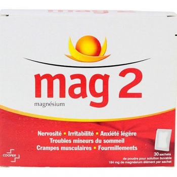 Mag 2 poudre pour solution buvable 30 sachets