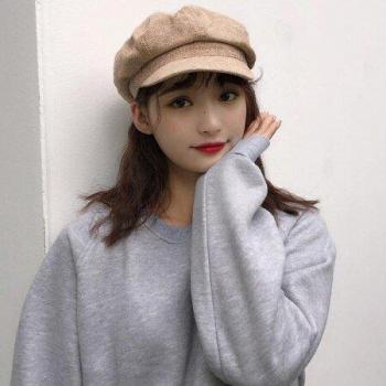 HT2588 Solid Plain Newsboy Beret