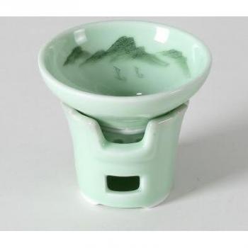 Colador de té chino de porcelana para juego de té