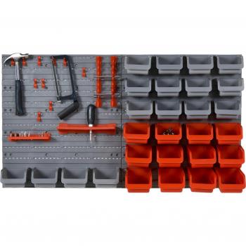 DURHAND On-Wall Garage Storage System with 2 Boards and Screws