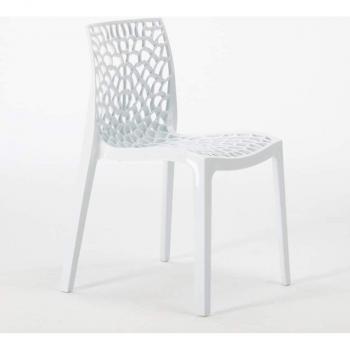 Silla 22 Transparente de Policarbonato – Gris Claro