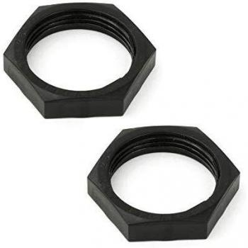 10‑PACK BLACK 20MM LOCKNUTS