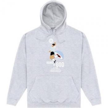 Subbuteo Hand of God Hoodie L Grey