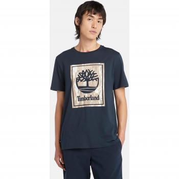 Timberland Kurzarm T-Shirt STACK LOGO Camo in Übergrößen