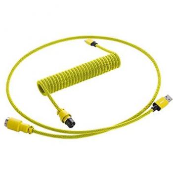 Cavo Tastiera Coiled USB-C a USB-A, Giallo Dominator
