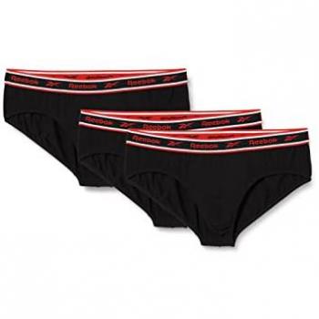 Reebok Herren Slip CHASE 3er Pack, Baumwollmix, bequem