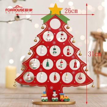 Árbol de Navidad Mini DIY, Decoración de Madera para el Festival
