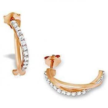 Pendientes de plata 925 con circonita blanca