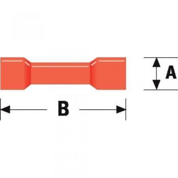 Rode Vrouwelijke Connector 4.0 mm Snelle Verbinder