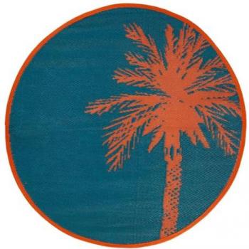 Tappeto Esterno 120 cm Yucatan Blu Anatra di Atmosphera Créateur