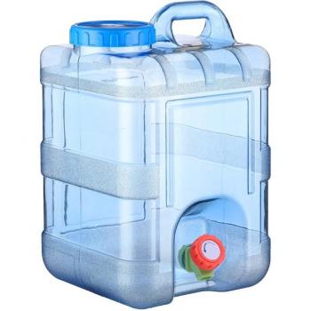 Cubo de 15 litros para agua con tapa y grifo