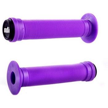 ODI Longneck ST Grips for BMX/Scooter in Purple color and 143mm length