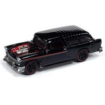 Johnny Lightning JLSF013B-4, Chevrolet Nomad schwarz – Blacked Out 1:64 Modell