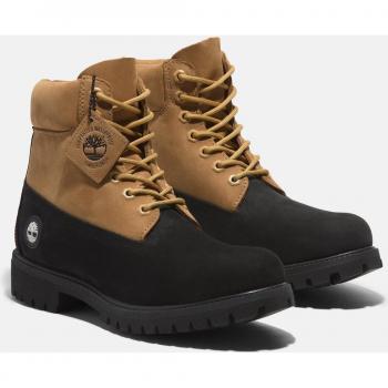 Timberland Stivali 6 Pollici Premium Nero/Giallo EU 46