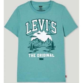 T-shirt Levi's bleu pour enfant manches courtes 16A