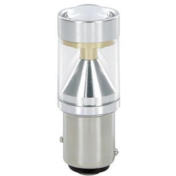 Lampadina LED 10-30V Mega-Led 54, 6 SMD x 9 chips, P21/5W, Bay15d, rossa