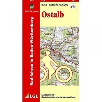 Ostalb: R755 Radkarte 1:75 000
