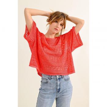 Molly Bracken Blouse Coral
