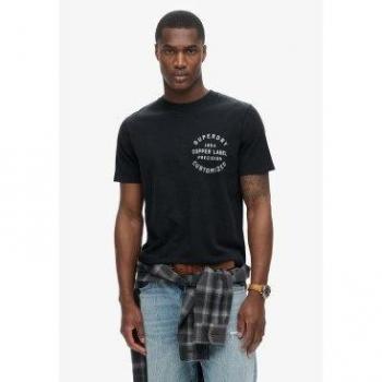 Superdry Camicia a maniche corte Copper Label Chest Jet Black XL