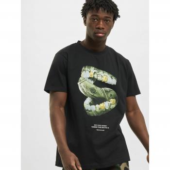 Maglietta Mister Tee Money Mouth Bianco