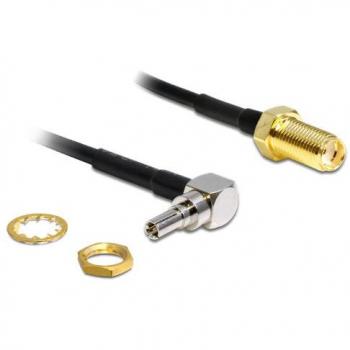 Delock 88466 0.2m SMA to CRC-9 90° Adapter Cable
