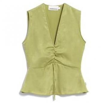 ARMEDANGELS Sislaa Bluse für Damen – Regular Fit, Farbe Oliv L