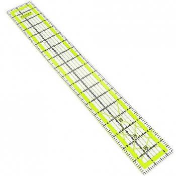 Arteza Quilting Ruler, 2.5 Inches Wide x 18 Inches Long Laser Cut Sewing Ruler with Double Coloured Grid Lines
