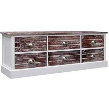 VidaXL Panchina in Legno per Ingresso 115x30x40 cm Marrone