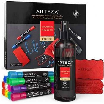 Paquete de limpieza de pizarra Arteza con borrador y líquido