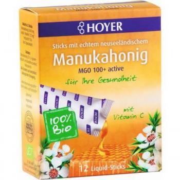 Manukahonig Liquid-Sticks MGO 150+ Bio (12 Stück)